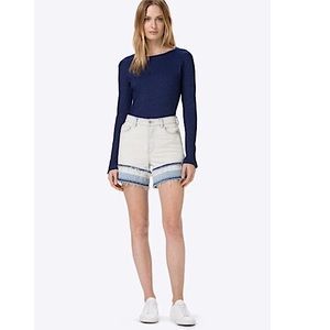 J BRAND Gracie High-Rise Short in Ecstasy